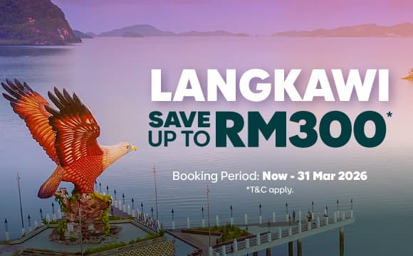 Save up to RM80 on Hotels & up to RM120 on Flight+Hotel bundles + 15% off